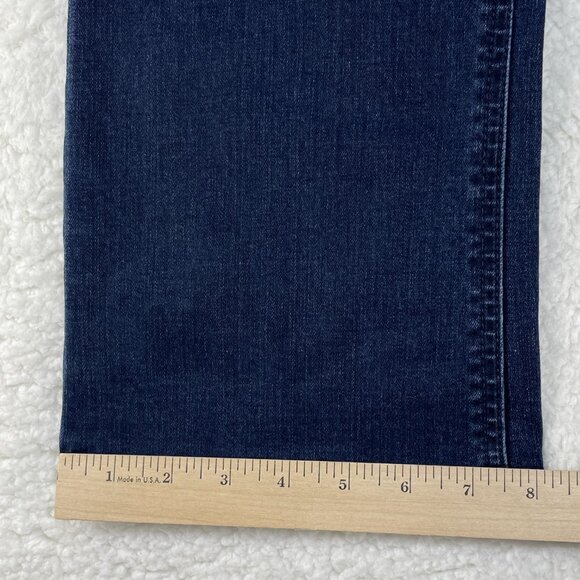 Chicos 00 Jeans Womens US Sz 2 Blue So Slimming Flared Mid Rise Dark Wash 27x29 - Picture 6 of 10